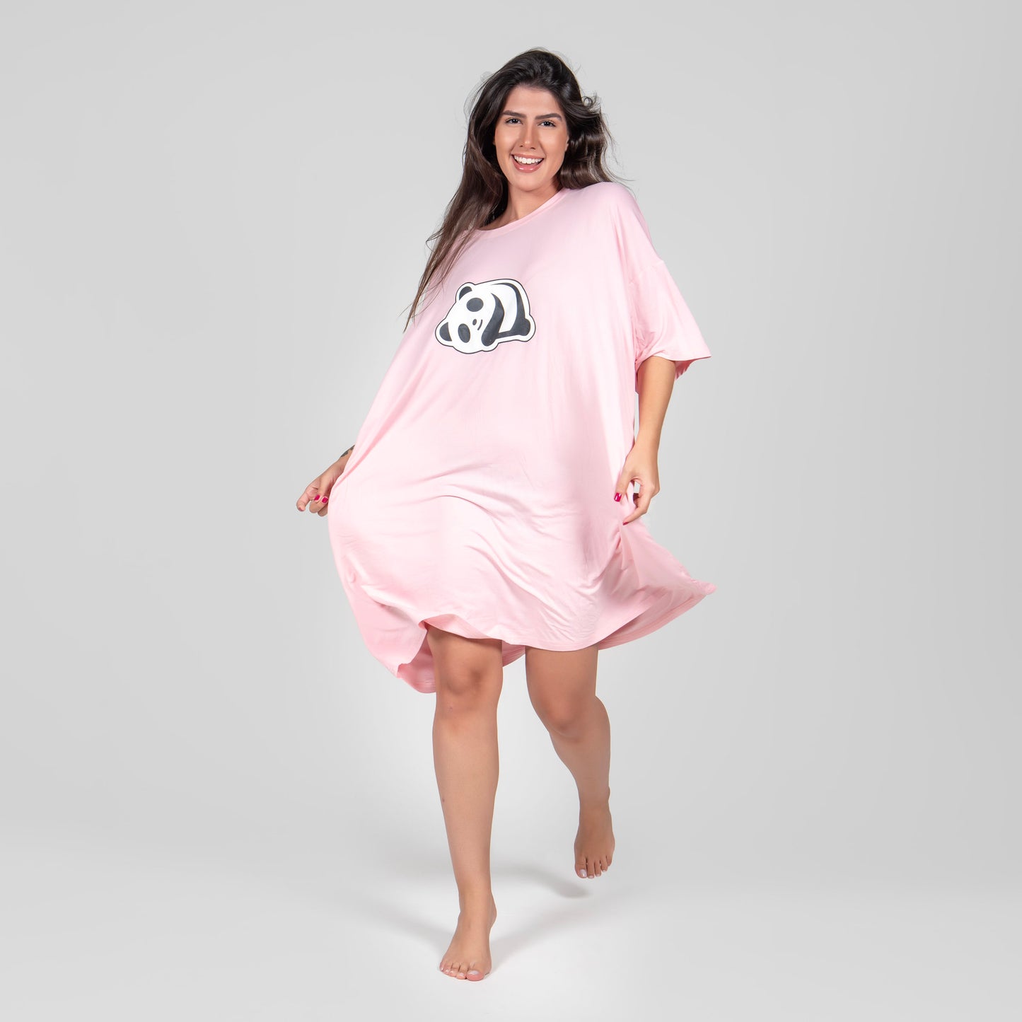 Camisola Pandinha Rosa