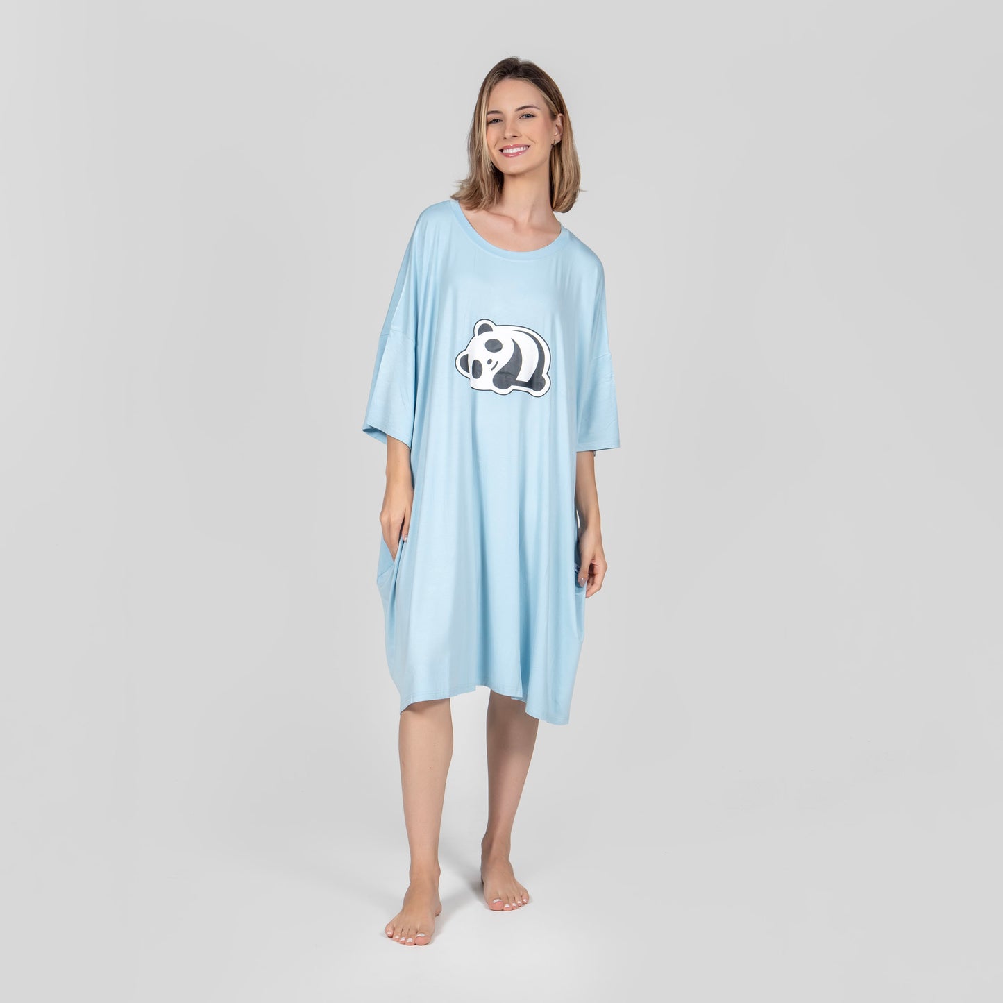 Camisola Pandinha Azul